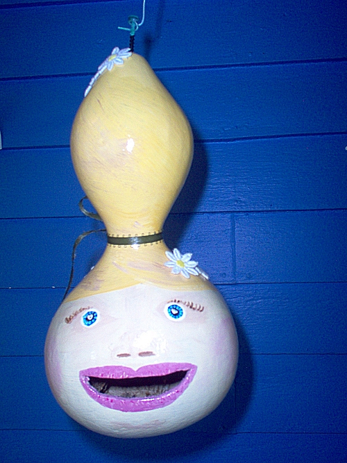 gourd art girl